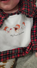 Load image into Gallery viewer, My First Christmas Bib