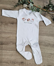 Load image into Gallery viewer, My First Christmas Sleepsuit