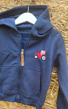 Load image into Gallery viewer, Zip Up Tractor Hoodie