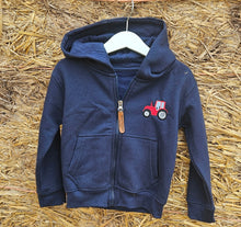 Load image into Gallery viewer, Zip Up Tractor Hoodie