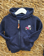 Load image into Gallery viewer, Zip Up Tractor Hoodie