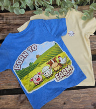 Load image into Gallery viewer, Born To Farm Graphic Tee