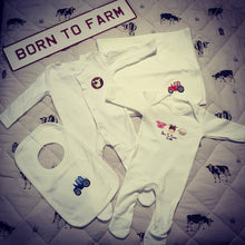 Load image into Gallery viewer, Farm Yard Embroidered Sleepsuit