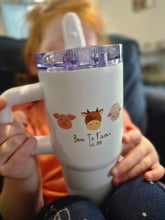 Load image into Gallery viewer, Born To Farm 'Stanley' style Drinks Bottle