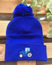 Load image into Gallery viewer, Coloured Tractor bobble Hats