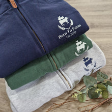 Load image into Gallery viewer, Born To Farm 1/4 Zip Sweatshirt - In Stock