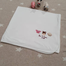 Load image into Gallery viewer, Farm Yard cotton blankets