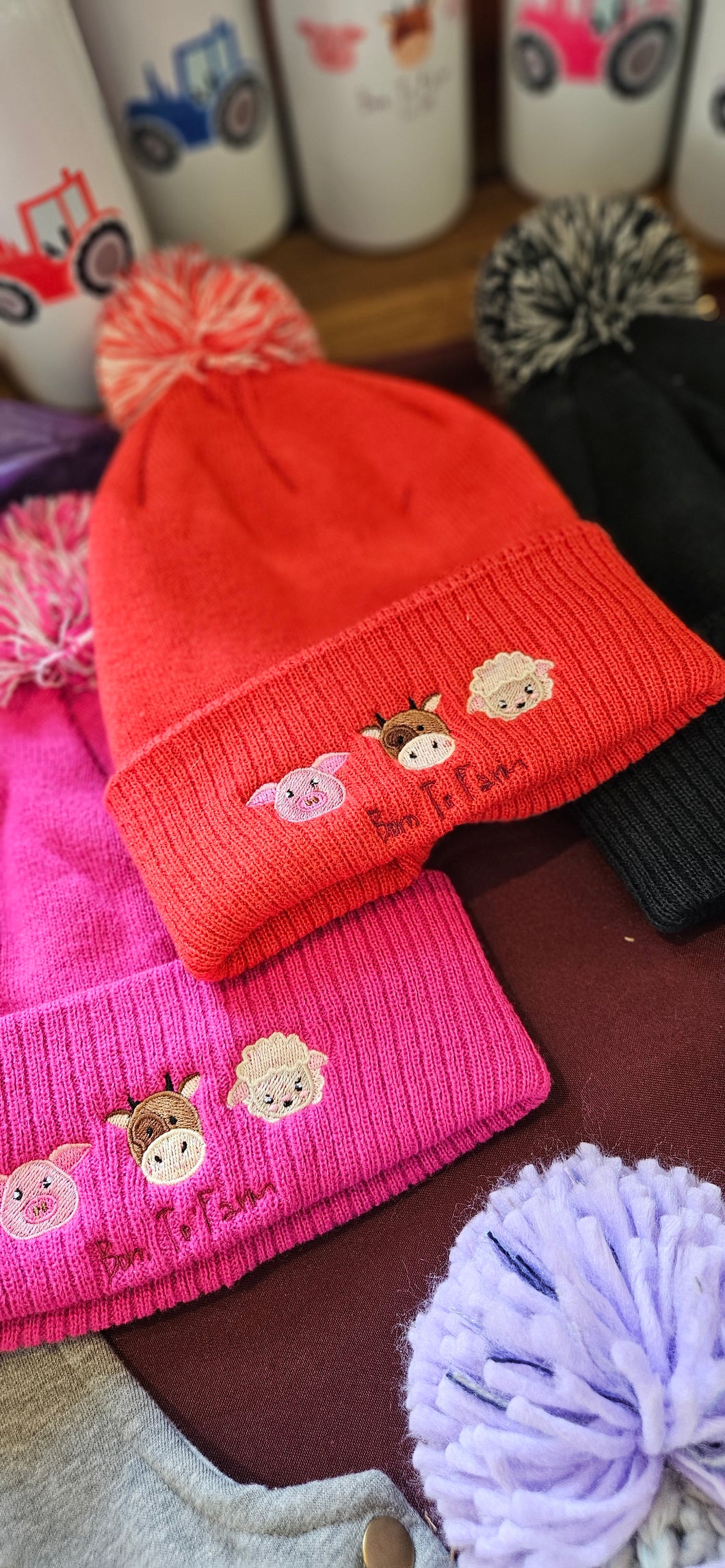 Born To Farm Bobble Hat