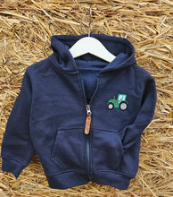 Load image into Gallery viewer, Zip Up Tractor Hoodie
