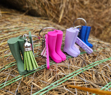 Load image into Gallery viewer, Born To Farm Keyrings
