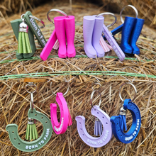 Load image into Gallery viewer, Born To Farm Keyrings
