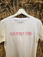 Load image into Gallery viewer, Country Girl T-shirt - Pink Tractor
