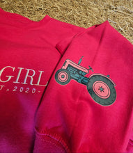Load image into Gallery viewer, Country Girl Sweatshirt - Pink Tractor
