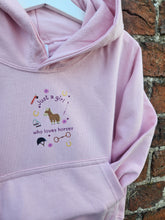 Load image into Gallery viewer, Just a Girl Hoodie
