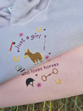 Load image into Gallery viewer, Just a Girl Hoodie
