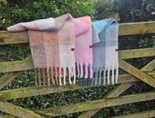 Load image into Gallery viewer, Fluffy Check Scarf
