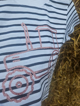 Load image into Gallery viewer, Tractor stripe T-shirt
