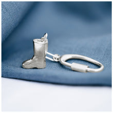 Load image into Gallery viewer, Welly Boot Silver Keyring
